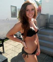 Hot as Hell bikini teen.